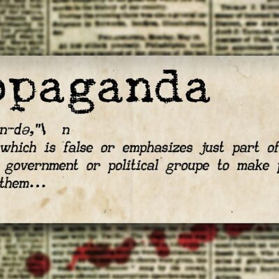 Image is a defintion of propaganda from the Oxford Dictionary