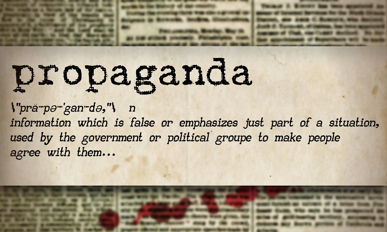 Image is a defintion of propaganda from the Oxford Dictionary